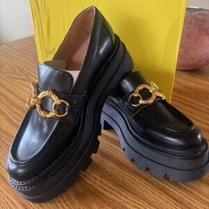 Never Work Platform Brooklyn Chain Loafer---Circus NY SZ 9 (40 EUR)